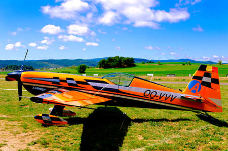 Barcelona; May 05, 2019: Aerosport Edition 27 general and sports aeronautics contest. Air show