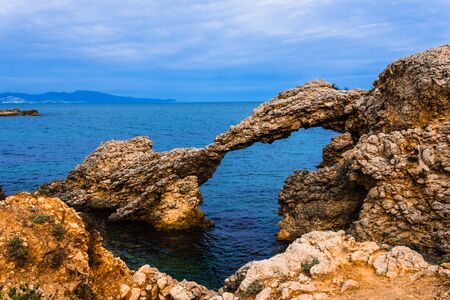 Views and landscapes of the town of Sant Martin de Empuries, Gironaの写真素材