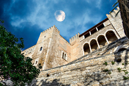 Royal Palace of La Almudaina, Palma de Mallorca Spainの写真素材