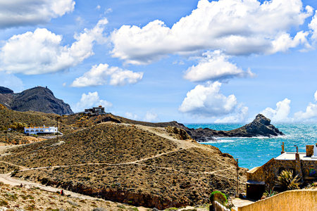 Views of the Cabo de Gata-Níjar, Almeria, Spainの写真素材