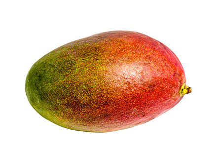 Mango fruit isolated on white background Healthy nutritionの写真素材