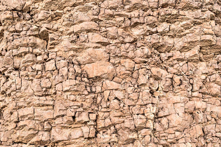 Mountain cracked earth wall background. texture natureの写真素材