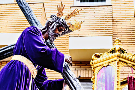 Seville Holy Week Procession, float of Christ of the Gypsies