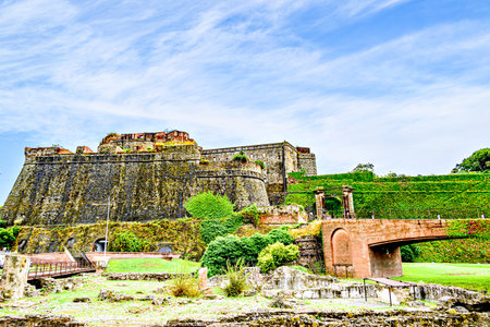 Priamar Fortress is a military fortress located on the coastal hill of Savona, Italy