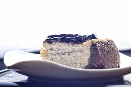 Blueberry Cheesecakeの写真素材