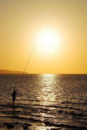 Sunset in Sicilyの写真素材
