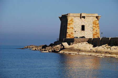 trapani  sicily  Ligny towerのeditorial素材