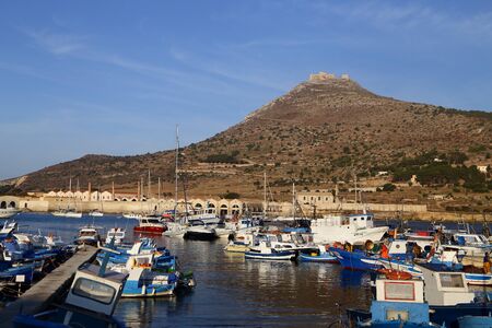 Favignana (The Aegadian Islands) Italyの写真素材