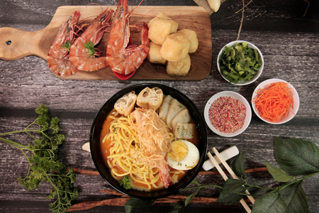 Prawn Laksaの写真素材