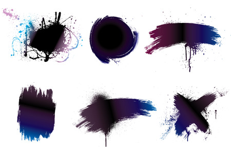 Paintbrush background grunge art paintのイラスト素材