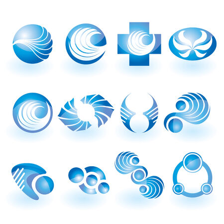 Abstract graphic elements for design symbolのイラスト素材