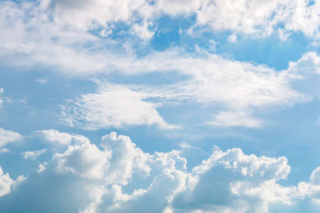 beautiful cloudy sky backgroundの写真素材