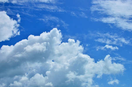 Blue sky with cloud background
