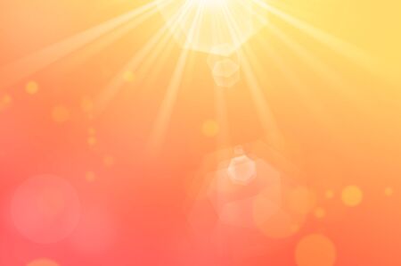 Colorful bokeh sun light abstract texture background.の写真素材