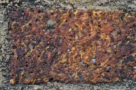 Close up stone brick wall texture background.