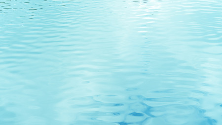 Abstract of surface smooth wave river reflection blue sky and white texture background. Copy space...