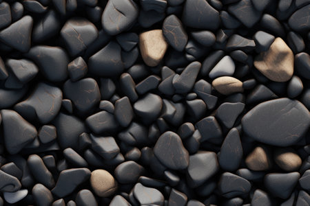 Stone wall texture abstract background. Generative ai.の素材