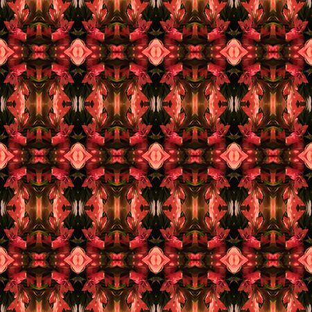 Seamless texture of gladiolus. For eg fabric, wallpaper, wall decorations.の写真素材