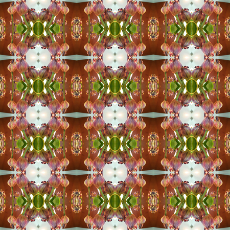 Seamless texture of tulips. For eg fabric, wallpaper, wall decorations.