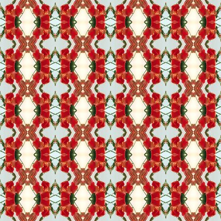 Seamless texture of tulips. For eg fabric, wallpaper, wall decorations.
