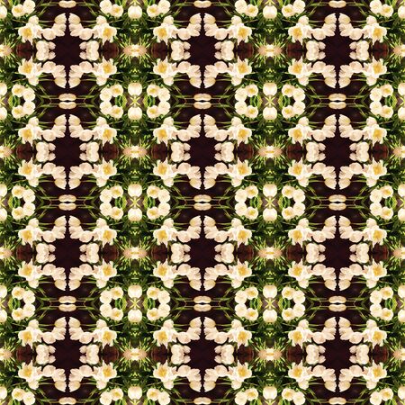 Seamless texture of tulips. For eg fabric, wallpaper, wall decorations.