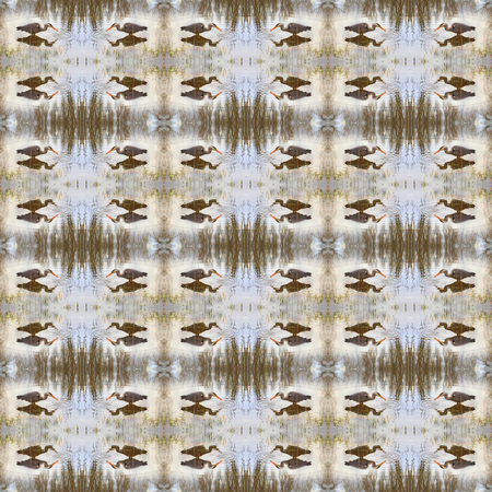 Seamless texture of a heron. For eg fabric, wallpaper, wall decorations.