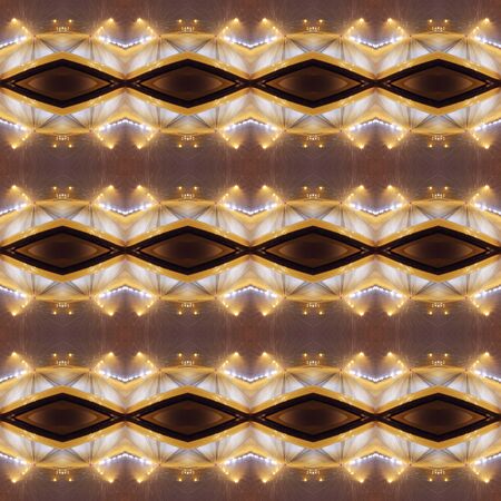 Seamless pattern of light. For eg fabric, wallpaper, wall decorations.の写真素材