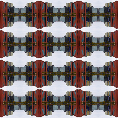 Seamless urban pattern. For eg fabric, wallpaper, wall decorations.の写真素材