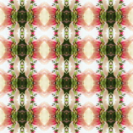 Seamless pattern of magnolias. For eg fabric, wallpaper, wall decorations.の写真素材