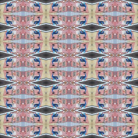Seamless construction work pattern. For eg fabric, wallpaper, wall decorations.の写真素材