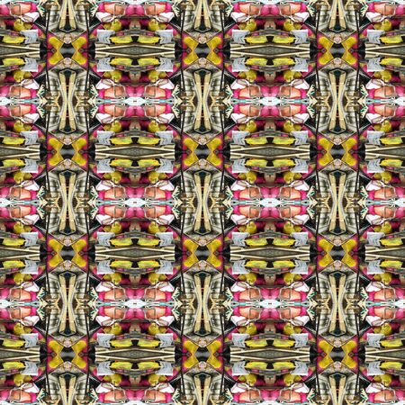 Seamless art pattern. For eg fabric, wallpaper, wall decorations.の写真素材