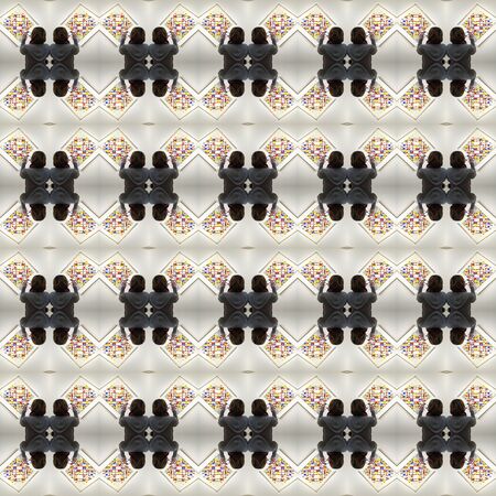 Seamless art pattern. For eg fabric, wallpaper, wall decorations.の写真素材