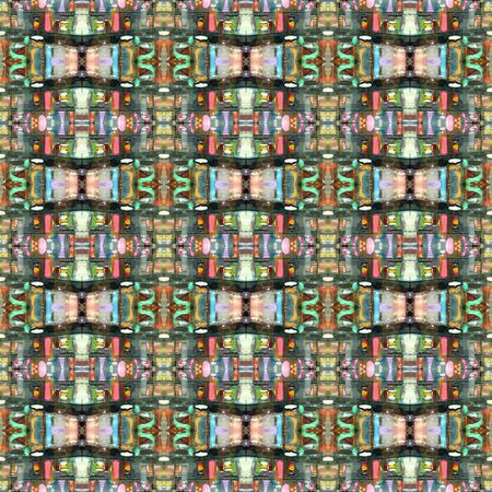 Seamless art pattern. For eg fabric, wallpaper, wall decorations.の写真素材