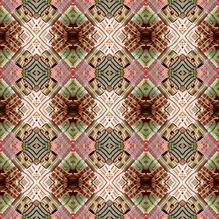 Seamless art pattern. For eg fabric, wallpaper, wall decorations.の写真素材