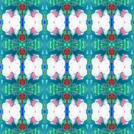 Seamless art pattern. For eg fabric, wallpaper, wall decorations.の写真素材