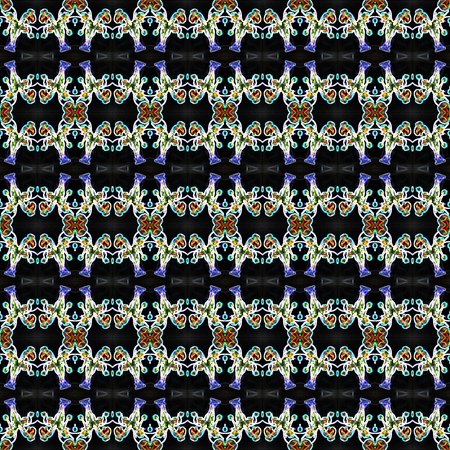 Seamless light pattern of tulips. For eg fabric, wallpaper, wall decorations.の写真素材