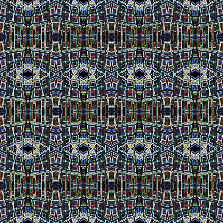 Seamless urban light pattern. For eg fabric, wallpaper, wall decorations.