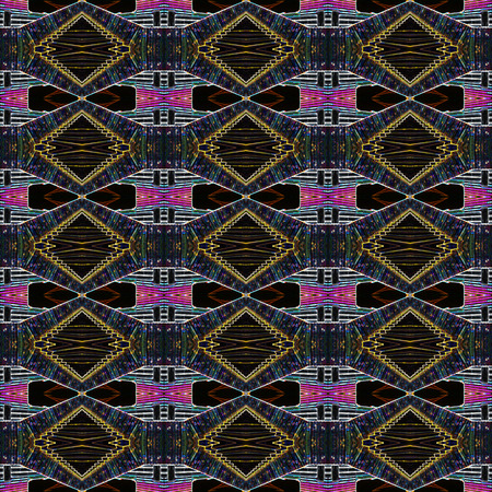 Seamless urban light pattern. For eg fabric, wallpaper, wall decorations.の写真素材