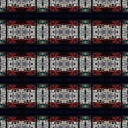 Seamless urban light pattern. For eg fabric, wallpaper, wall decorations.の写真素材