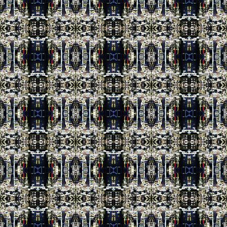 Seamless urban light pattern. For eg fabric, wallpaper, wall decorations.の写真素材