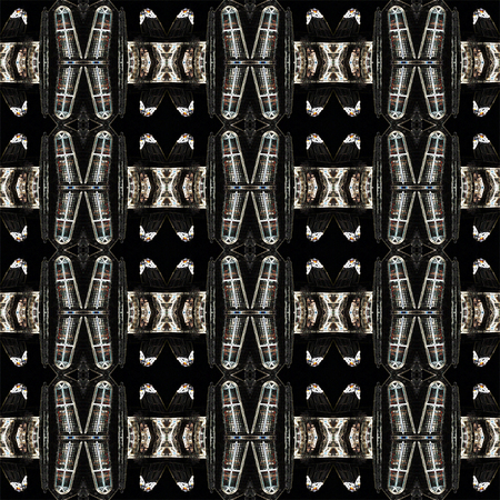 Seamless urban light pattern. For eg fabric, wallpaper, wall decorations.