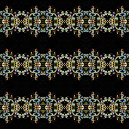 Seamless urban light pattern. For eg fabric, wallpaper, wall decorations.