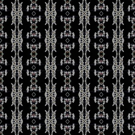 Seamless art light pattern. For eg fabric, wallpaper, wall decorations.の写真素材
