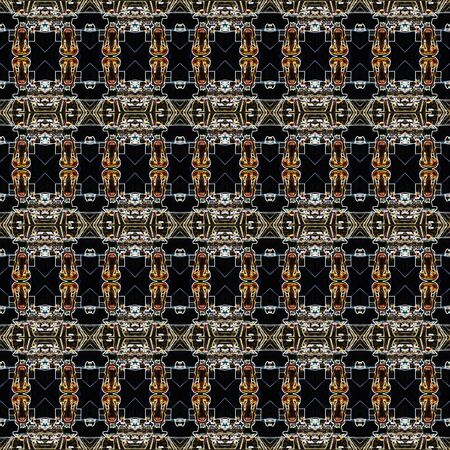 Seamless art light pattern. For eg fabric, wallpaper, wall decorations.の写真素材