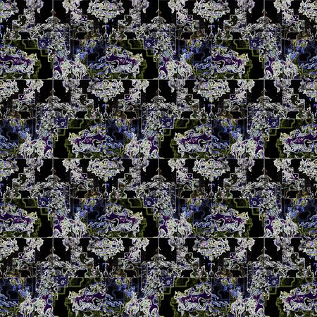 Fantasy seamless light pattern. For eg fabric, wallpaper, wall decorations.の写真素材