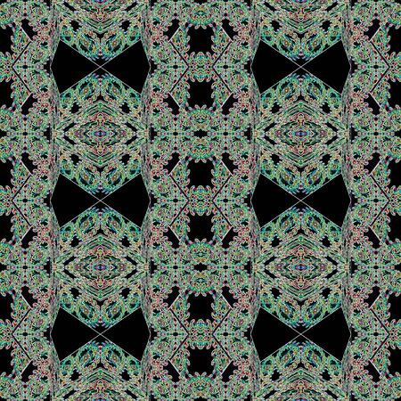 Seamless fantasy light pattern. For eg fabric, wallpaper, wall decorations.の写真素材