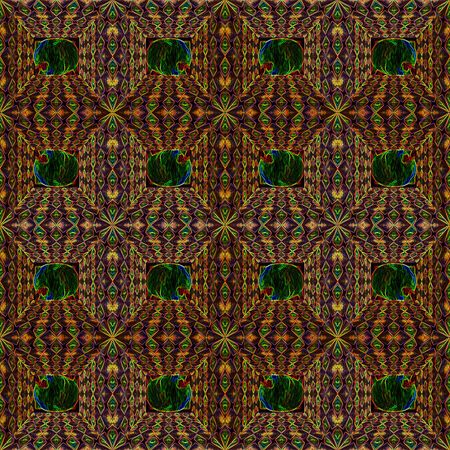 Fantasy seamless light pattern with fire. For eg fabric, wallpaper, wall decorations.の写真素材