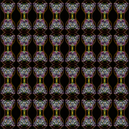 Fantasy seamless light pattern with butterflies. For eg fabric, wallpaper, wall decorations.