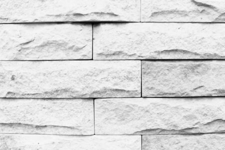 white brick wall closeup texture.の写真素材