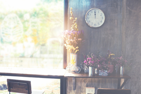 A bouquet of flowers in the window and Home furnishings Flower blooming botany celebration romanceの写真素材